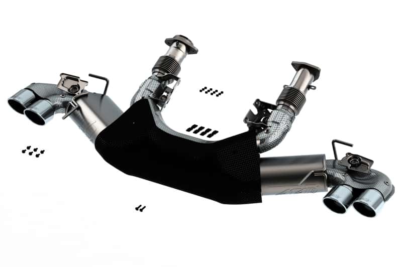 Borla — Borla 2020 Chevrolet Corvette C8 6.2L ATAK 3in Exhaust System Dual Round A/C Tips 4inx 4.75in
Cat-Back System - view 1