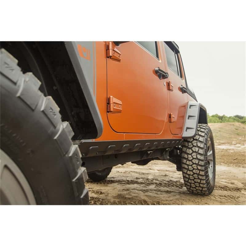 Rugged Ridge — Rugged Ridge Rocker Guard Kit Body Armor 4 Door 07-18 Jeep Wrangler JK
Rocker Panel Guard
Body Armor Kit - view 5