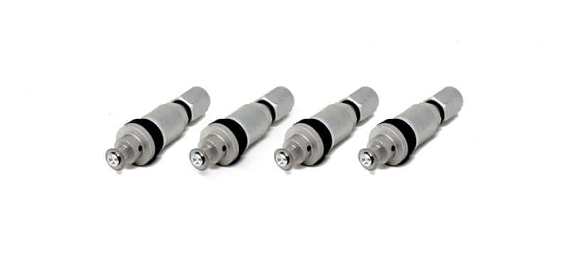 Torque Solution — Torque Solution Billet TPMS Valve Stem Kit (Black) 2008+ Subaru Legacy Impreza WRX / STi - view 2