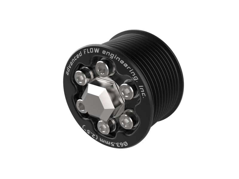 aFe — aFe 15-23 Dodge Challenger / 15-23 Dodge Charger SRT Hellcat 2.50in Supercharger Power Pulley Kit
Billet Power Pulley - view 1