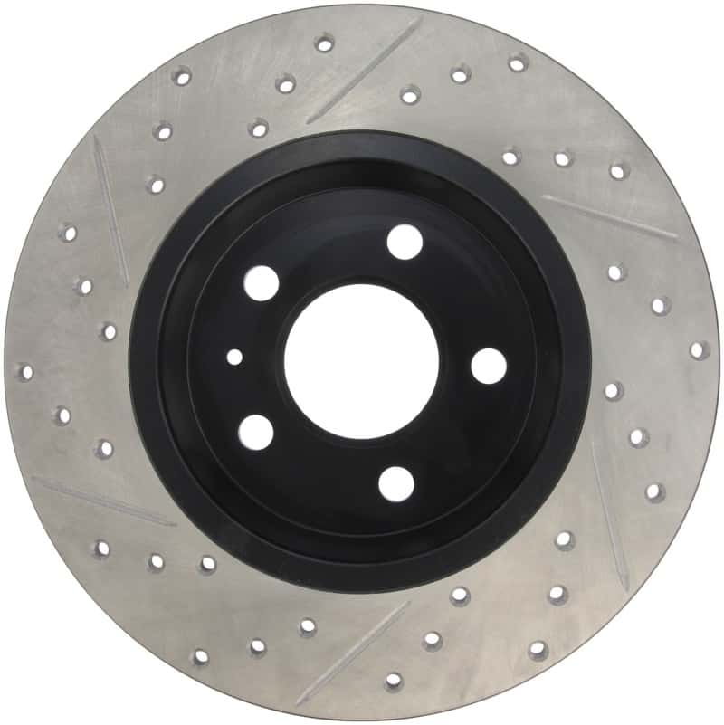 Stoptech — StopTech Power Slot 09-10 Audi A4/A4 Quattro / 08-10 A5 / 10 S4 Rear Left Drilled & Slotted Rotor
Disc Brake Rotor
Slot/Drill Rotor - view 3