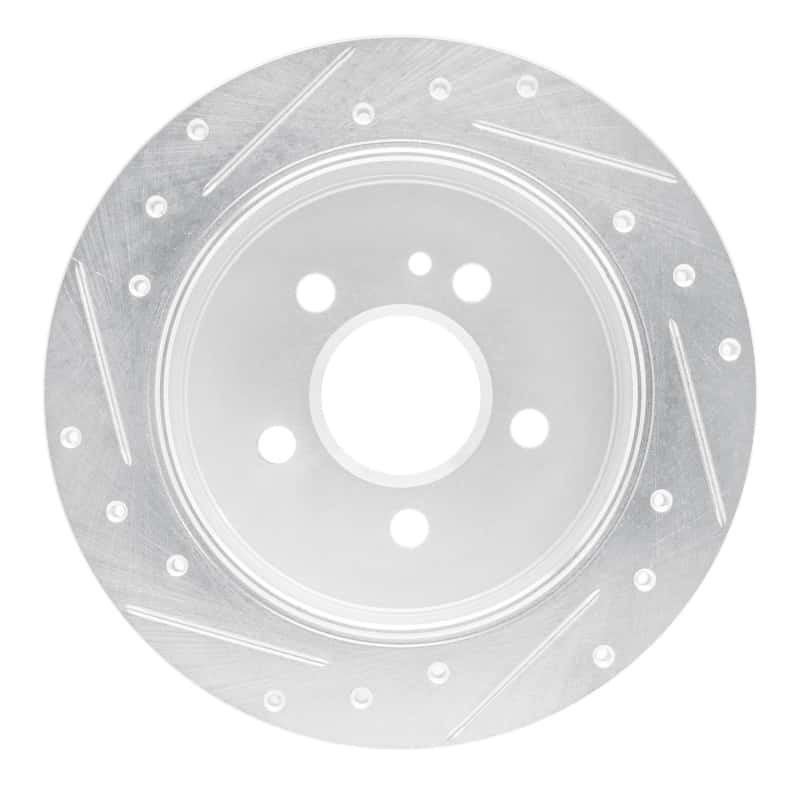 R1 Concepts — R1 98-05 Mercedes-Benz ML320 Rear Right Drilled & Slotted Silver Brake Rotor
R1 Brake Rotor Drill - view 5