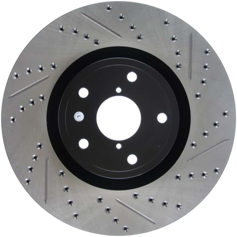Stoptech — StopTech 05-10 Subaru Impreza WRX/STi Slotted & Drilled Left Front Rotor
Disc Brake Rotor
Slot/Drill Rotor - view 7