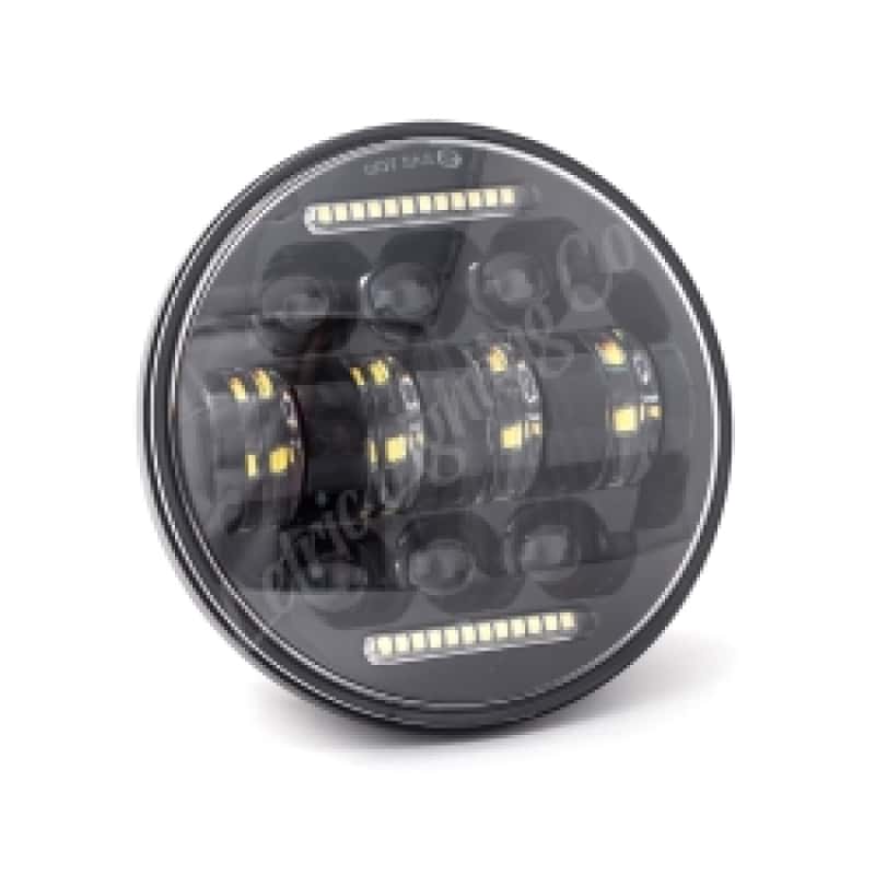 Letric Lighting — Letric Lighting 5.75? LED Black Diez 10-LED Headlight Dual Horizontal DRL - view 2