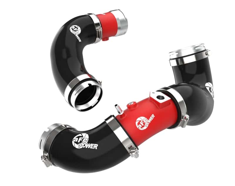 aFe — aFe BladeRunner 22-23 Kia Stinger L4-2.5L (t) Aluminum Hot and Cold Charge Pipe Kit - Red
Charge Pipe Kit - view 1