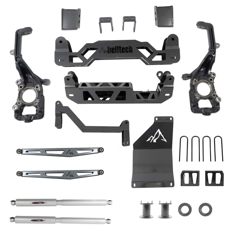 Belltech — Belltech 2021+ Ford F150 4WD Trail Performance 6in. Base Lift Kit w/ Shocks
LIFT KIT - view 2