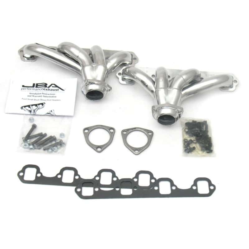 JBA — JBA Ford 260-351W SBF 1-5/8in Primary Silver Ctd Tight Tuck Header
Exhaust Header - view 2