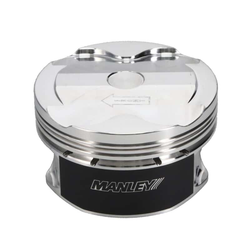 Manley Performance — Manley 2018+ Ford Coyote 5.0L 6.75cc Dish 3.700in Bore 12:1 CR 22mm Pin Platinum Ext Duty Pistons
Piston Set - view 8