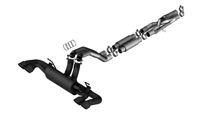 Borla — Borla 21-22 Jeep Wrangler Rubicon 392 6.4L V8 AT 4WD 4DR S-Type Cat-Back Exhaust - Coated Black
Cat-Back™ - view 1