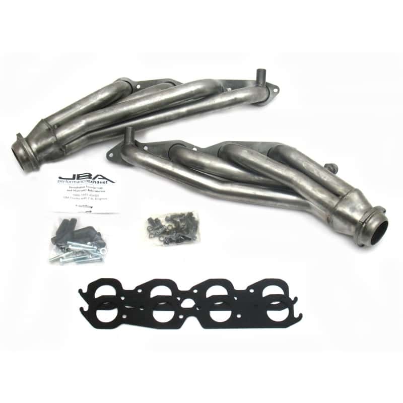 JBA — JBA 96-00 GM Truck 7.4L Vortec w/EGR & A.I.R. 1-3/4in Primary Raw 409SS Cat4Ward Header
Exhaust Header - view 2