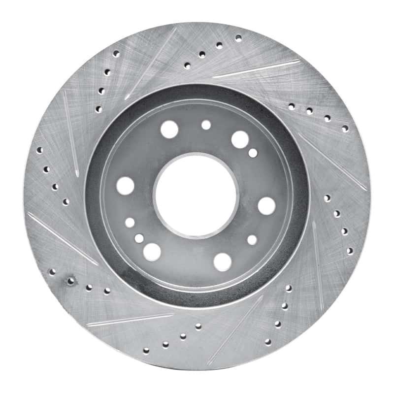 DFC — DFC 05-20 Cadillac Escalade EXT Front Right Drilled & Slotted Silver Brake Rotor - view 5