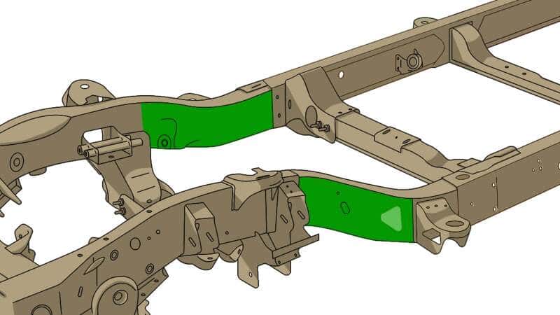 RustBuster — Rustbuster Front Frame Section Right Side - view 5
