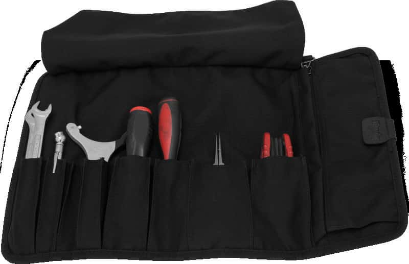 Burly Brand — Burly Brand Voyager Tool Roll - Black - view 2