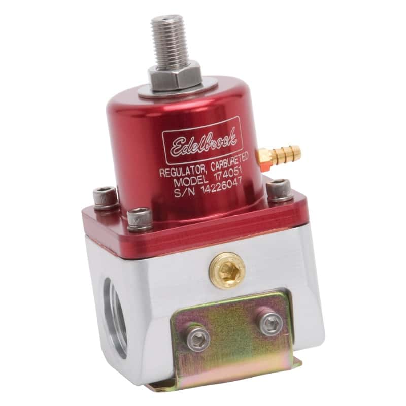 Edelbrock — Edelbrock Fuel Pressure Regulator Carbureted 180 GPH 5-10 PSI -10 In/Out -6 Return Red/Clear
PUMPS - view 4