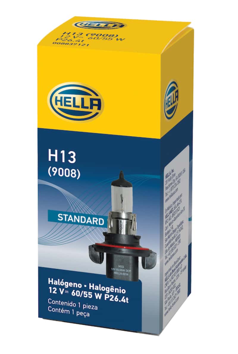Hella — Hella Bulb H13 12V 60/55W P264T T4
H13 Halogen Bulb - view 5