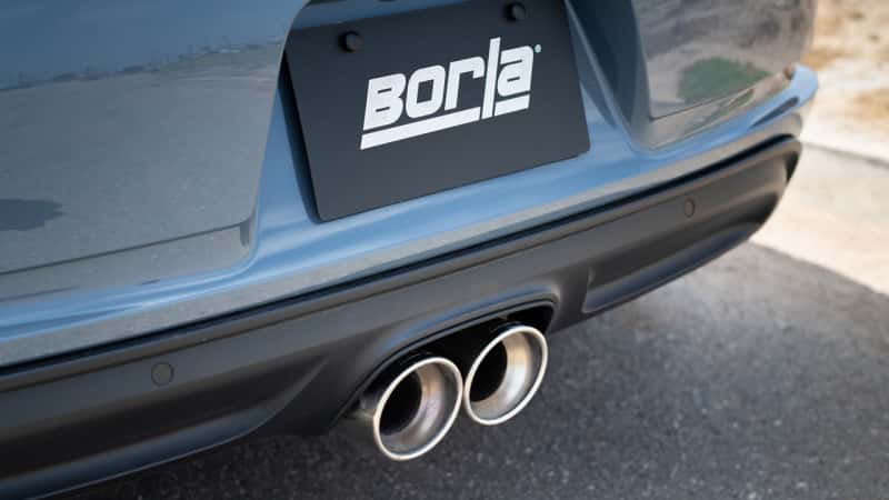 Borla — Borla 17-22 Porsche Cayman/Boxster 718 2.0L 4 Cyl. AT/MT RWD 2DR 2.25in S-Type Exhaust
Cat-Back System - view 2