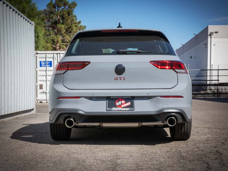 aFe — aFe Gemini XV 3in to 2 1/2in 304 SS Cat-Back Exhaust 22-23 Volkswagen GTI (MK8) 2.0L w/Polished Tips
Cat-Back Exhaust - view 6