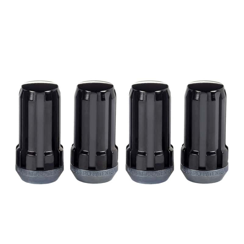 McGard — McGard SplineDrive Lug Nut (Cone Seat) 1/2-20 / 1.60in. Length (4-Pack) - Black (Req. Tool) - view 5