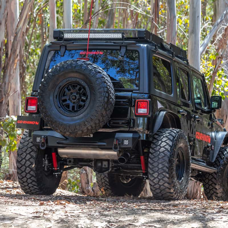 Go Rhino — Go Rhino 18-20 Jeep Wrangler JL/JLU Light Mount - up to 30in LED
Hard Top Rear Mount - view 5