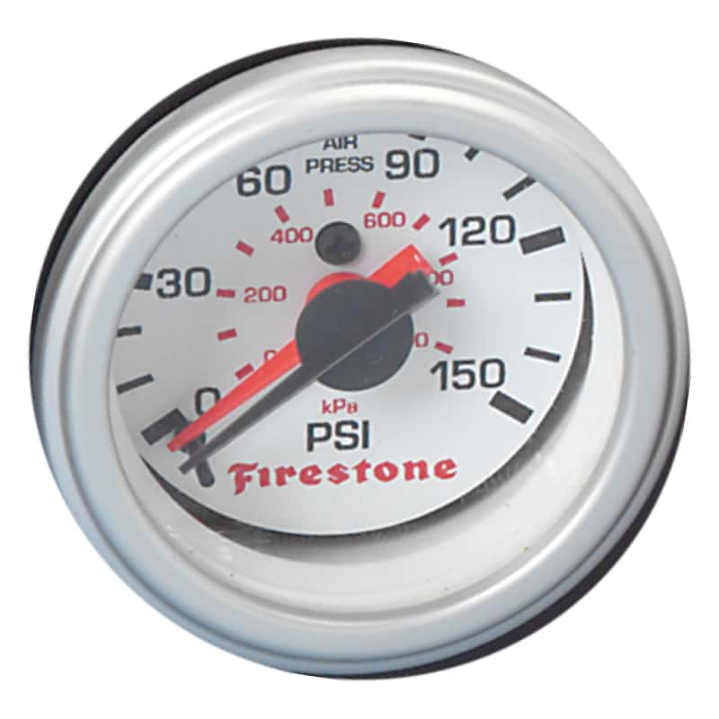 Firestone — Firestone Replacement Pressure Gauge - White Face Dual GA Only (For PN 2241 / 2260) (WR17609201)
AirPrsGg - view 2