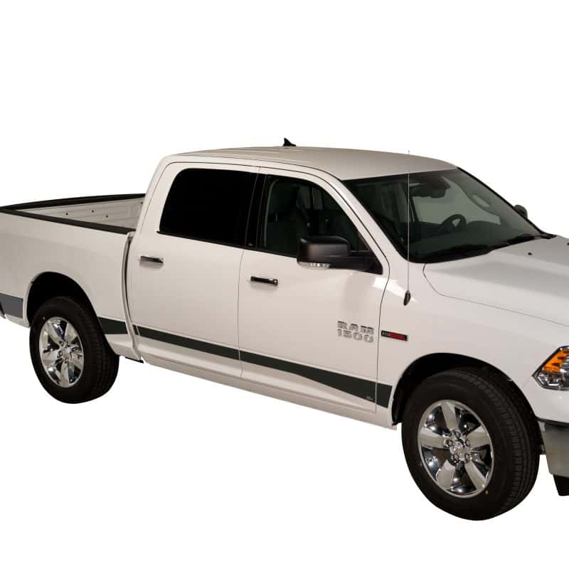 Putco — Putco 10-18 RAM 2500 Mega Cab 6.5in- 5.5in Wide w/o Factory Flares 12pcs Blk Platinum Rocker Panels
Rocker Panel Molding - view 2