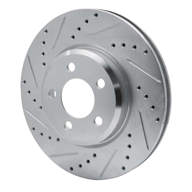 R1 Concepts — R1 09-23 Dodge Challenger Front Left Drilled & Slotted Silver Brake Rotor
R1 Brake Rotor Drill - view 2