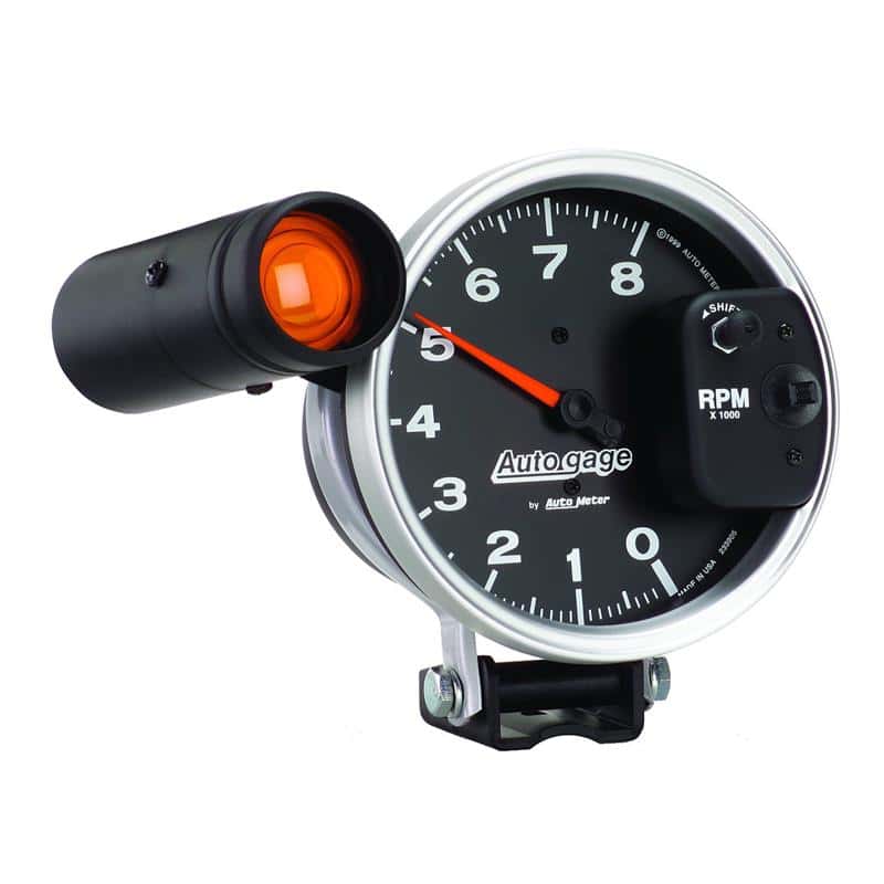 AutoMeter — Autometer 5 inch 8000 RPM Monster Shift Lite Pedestal Tachometer
5" TACH 8KRPM SL AG - view 3
