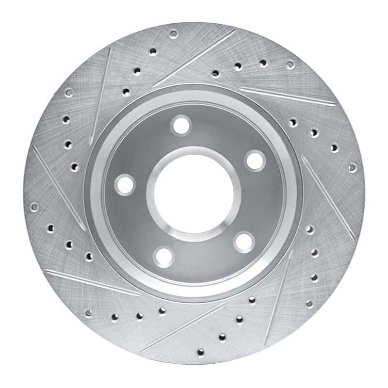 R1 Concepts — R1 08-16 Chrysler Town & Country Front Right Drilled & Slotted Silver Brake Rotor
R1 Brake Rotor Drill - view 5