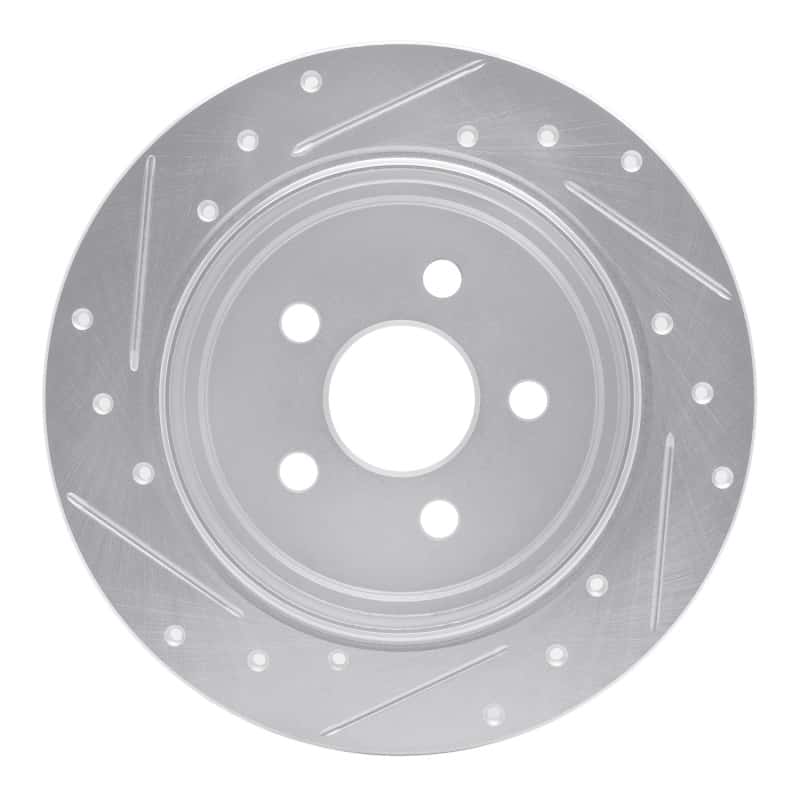 R1 Concepts — R1 95-03 Chrysler PT Cruiser Rear Right Drilled & Slotted Silver Brake Rotor
R1 Brake Rotor Drill - view 5