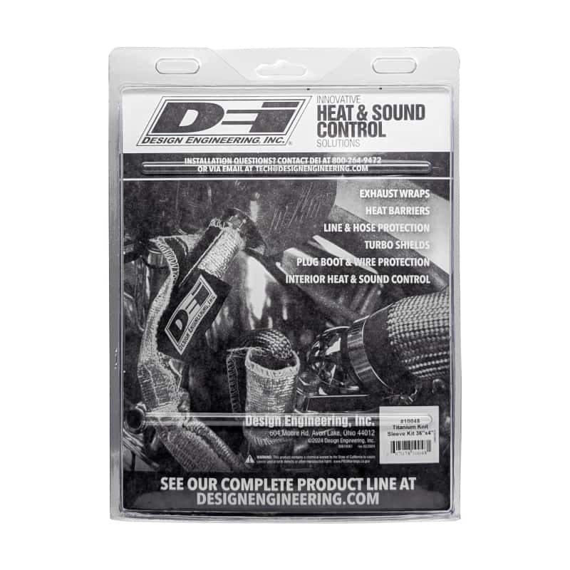 DEI — DEI Titanium 4in Knit Exhaust Sleeve - 36in
Exhaust Wrap Kit - view 5