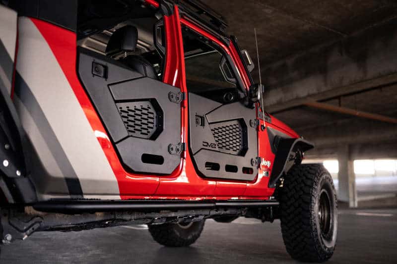 DV8 Offroad — DV8 Offroad 18-22 Jeep Wrangler JL/JT Spec Series Half Doors - Rear Set - view 7