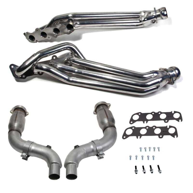 BBK — BBK 15-23 Ford Mustang GT 5.0 1-7/8in Headers w/High Flow Catted Mid Pipe (Silver Ceramic)
Exhaust Header
Exhaust Kit - view 1