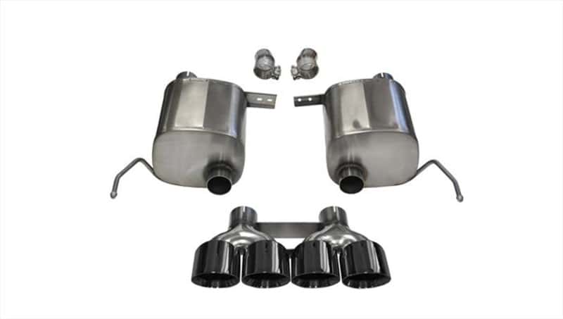 CORSA Performance — Corsa 2014-2019 Corvette C7 Coupe 6.2L V8 AT/MT 2.75in Valve-Back Dual Rear Exit Black Sport Exhaust
Exhaust - view 3