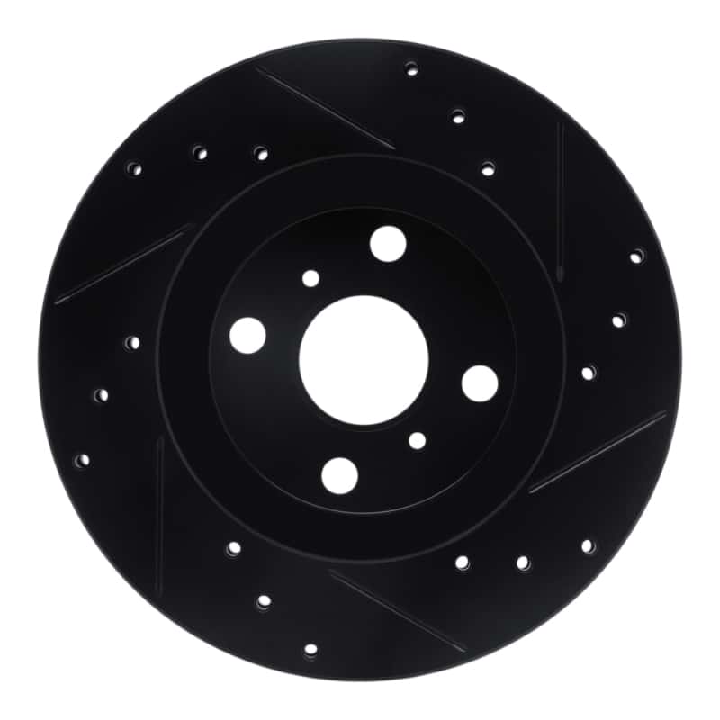 R1 Concepts — R1 87-92 Geo Prizm Front Left Drilled & Slotted Black Brake Rotor
R1 Brake Rotor Drill - view 5