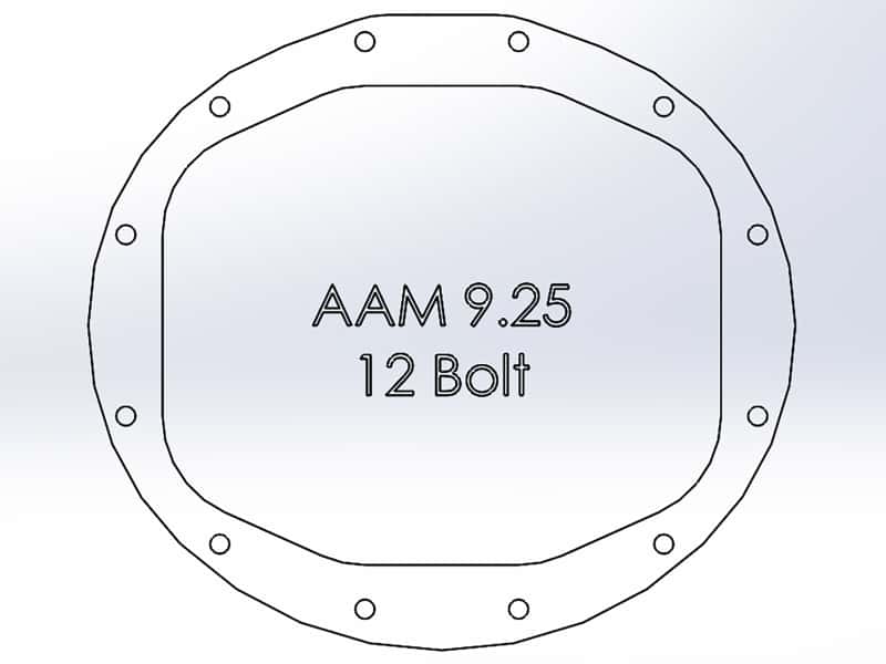 aFe — aFe Power Front/Rear Diff Cover Kit w/ Oil 19-25 Dodge L6 Trucks (AAM 9.25-12 & AAM 11.5/12-14)
Differential Cover - view 6
