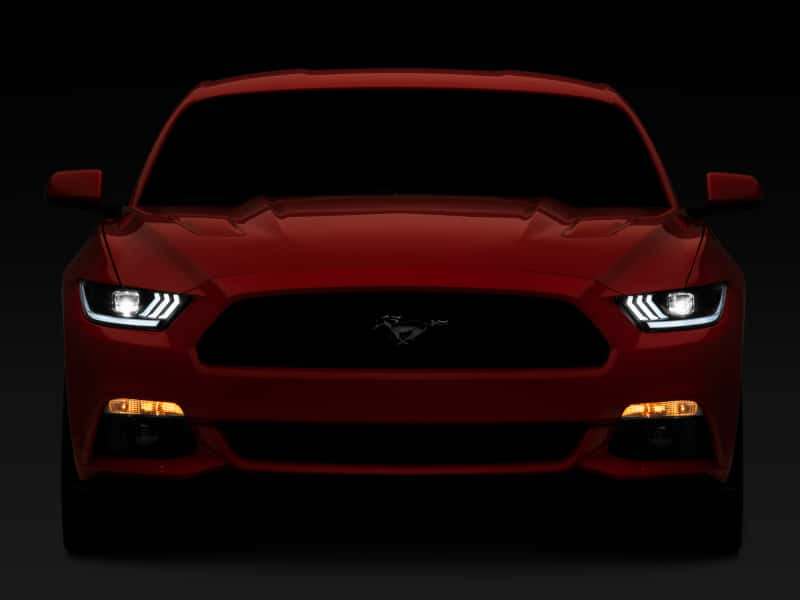 Raxiom — Raxiom 15-17 Ford Mustang GT350 GT500 LED Projector Headlights- Blk Housing (Clear Lens)
Headlights - view 9