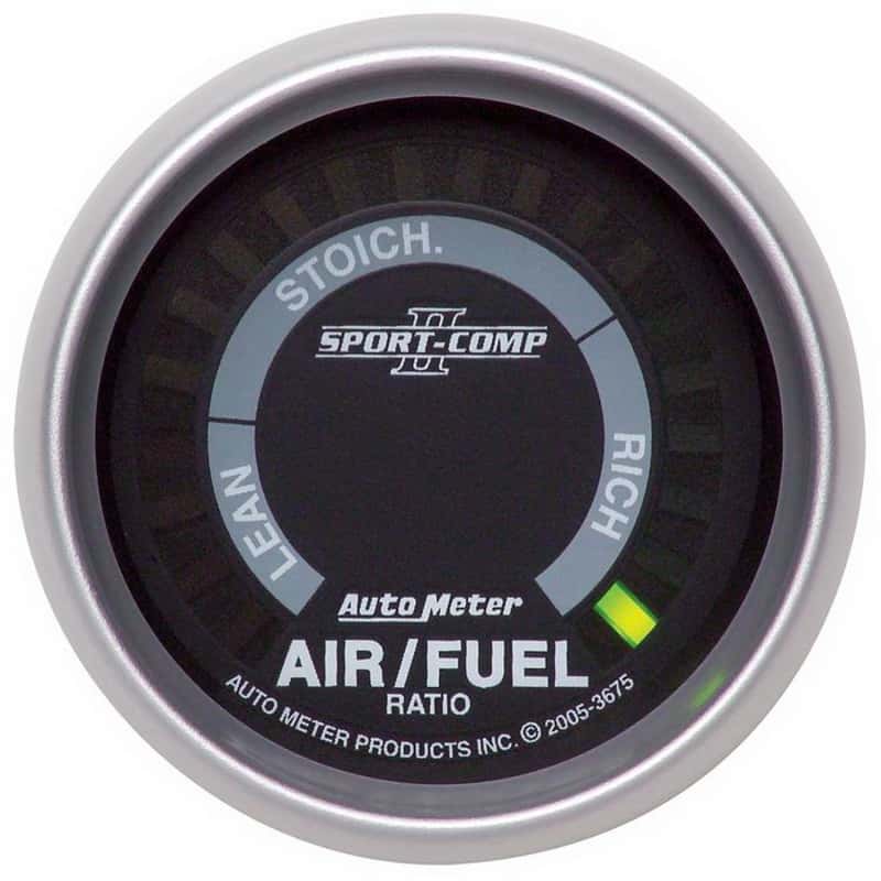 AutoMeter — Autometer Sport-Comp II 52mm Lean-Rich Digital Air/Fuel Ratio Narrowband Gauge
2-1/16" AIR/FUEL RAT - view 1