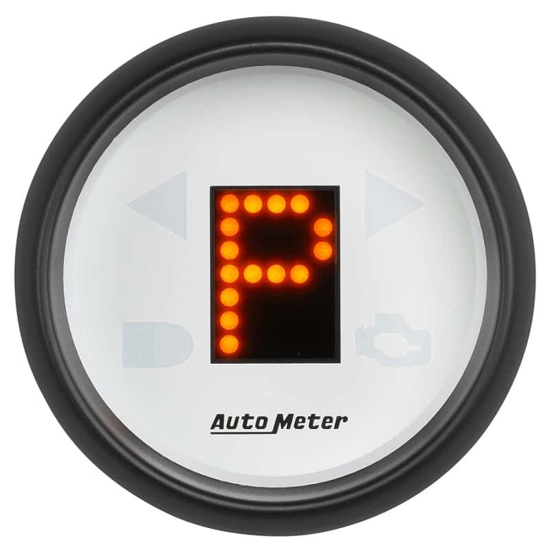 AutoMeter — Autometer Phantom 2-1/16in (P/R/N/D/L/OD/O/5/4/3/2/1) Digital Gear Position Gauge
2-1/16" PRNDL, WHT D - view 4