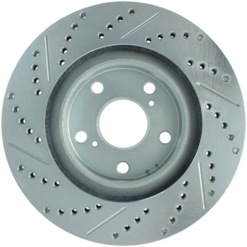 Stoptech — StopTech Select Sport 11-16 Toyota Avalon/ 11-17 Camry SportStop Slotted & Drilled Left Front Rotor
Drill/Slotted Rotor - view 2