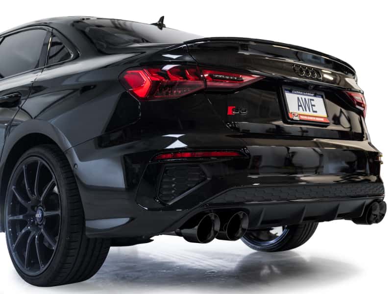 AWE Tuning — AWE 22-24 Audi 8Y S3 Track Edition Exhaust  - Diamond Black Tips
Track Catback - view 5