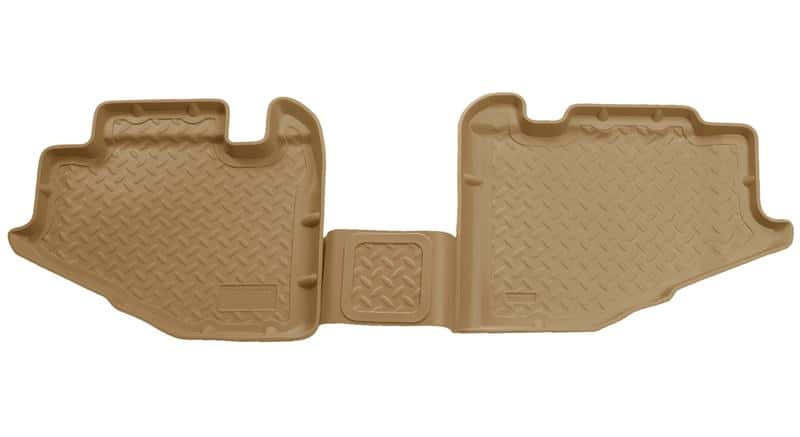 Husky Liners — Husky Liners 97-05 Jeep Wrangler Classic Style 2nd Row Tan Floor Liners - view 2