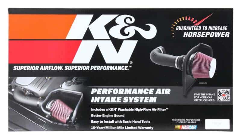 K&N Engineering — K&N 19-20 Jeep Cherokee L4-2.4L Performance Air Intake Kit
Performance Air Inta
Air Intake System - view 10