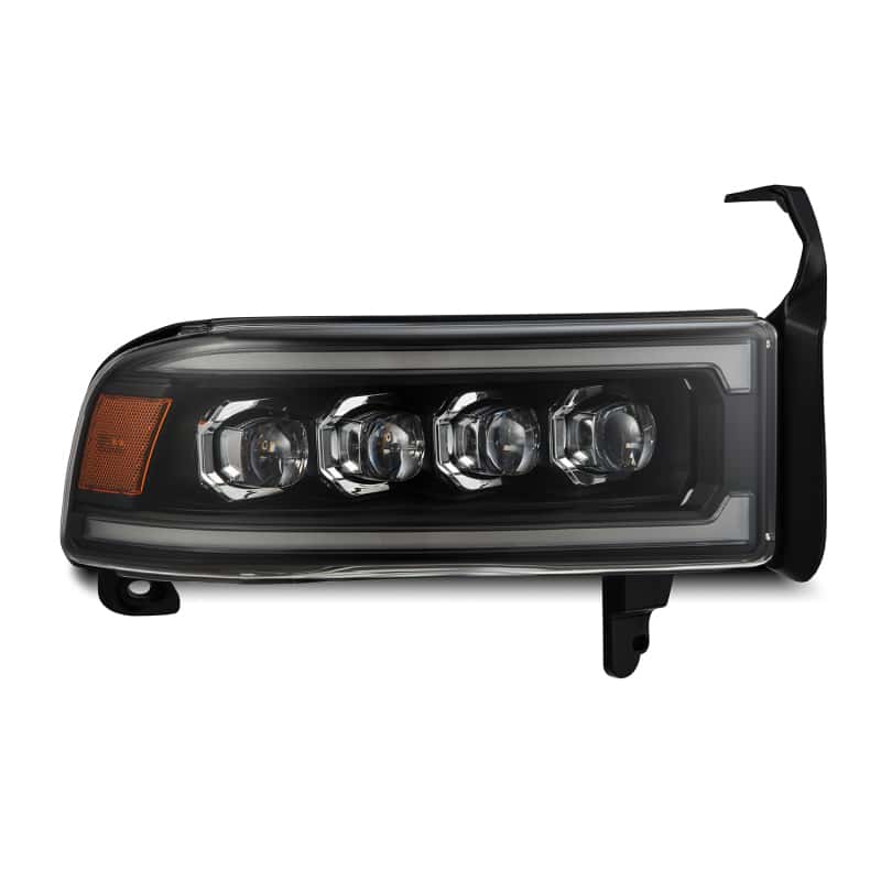 AlphaRex — AlphaRex 94-01 RAM 1500 NOVA LED Proj Headlights Blk w/Activ Light/Seq Signal/SB DRL
Projector Headlights - view 5
