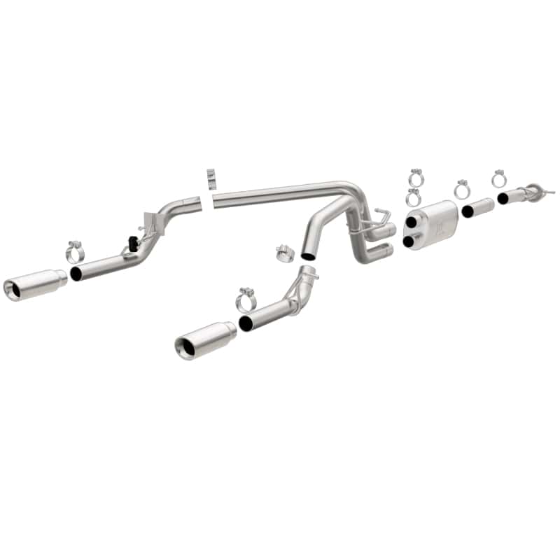 Magnaflow — MagnaFlow Stainless Cat-Back Exhaust 2015 Chevy Colorado/GMC Canyon Dual Split Rear Exit 3.5in
Cat-Back - view 1