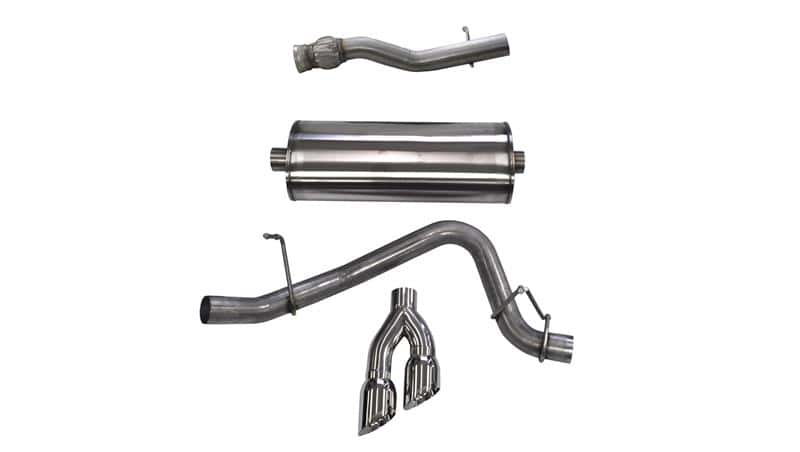 CORSA Performance — Corsa 2015-2020 GMC Yukon Denali XL 6.2L V8 3in Cat-Back Single Side Exit Twin 4in Polished Tips
Exhaust - view 2