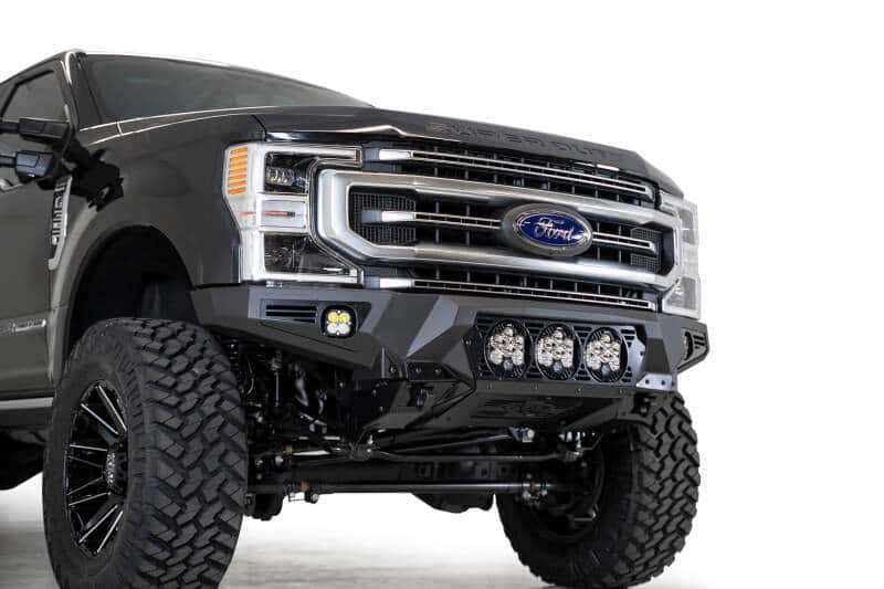 Addictive Desert Designs — Addictive Desert Designs 17-20 Ford Super Duty Bomber Front Bumper w/ Mounts For 3 Baja Designs LP6s
Bumper- Front
Bumpers - view 10