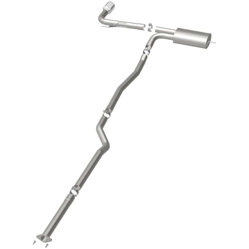 Magnaflow — MagnaFlow Cat Back, SS, 2.5in, Street, Single Straight Pass. Polished 4in Tip, 2015 Ford Fusion 2.5L
Cat-Back - view 28