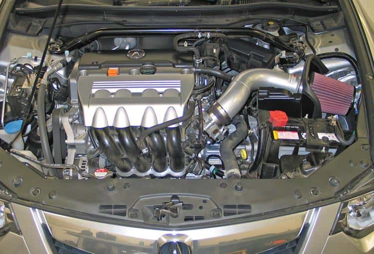 K&N Engineering — K&N 09 Acura TSX 2.4L Silver Typhoon Intake
Performance Air Inta
Air Intake System - view 3
