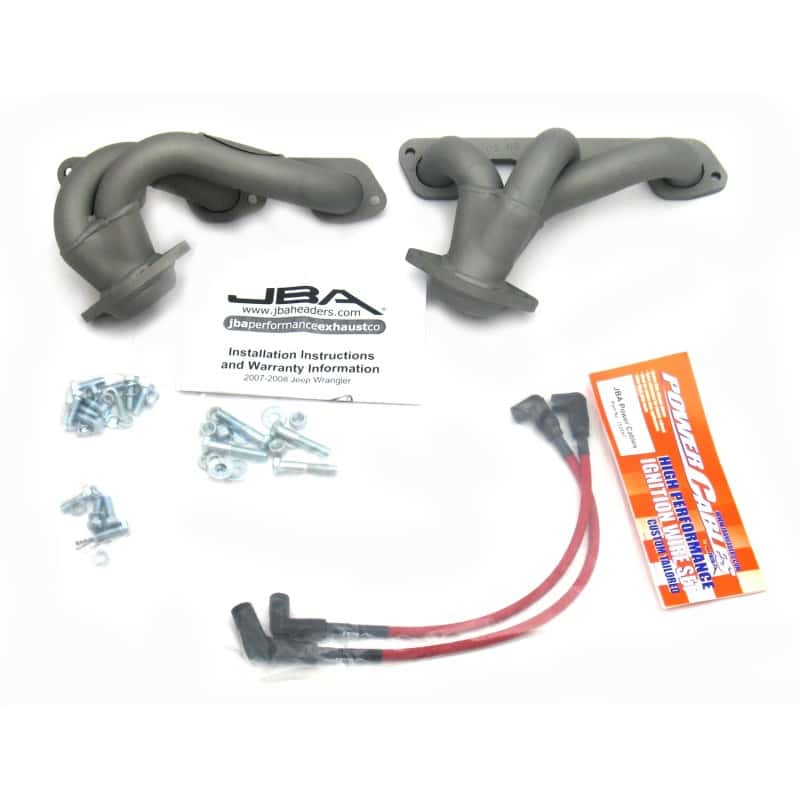 JBA — JBA 07-11 Jeep 3.8L V6 1-1/2in Primary Ti Ctd Cat4Ward Header
Exhaust Header - view 2
