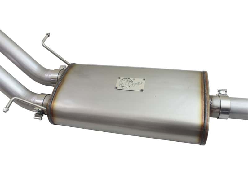 aFe — aFe Mach Force-XP Exhaust 3in Cat-Back SS 14-15 GM 1500 Trucks 4.3L/5.3L Dual Split w/ Polished Tip
Cat-Back Exhaust - view 3